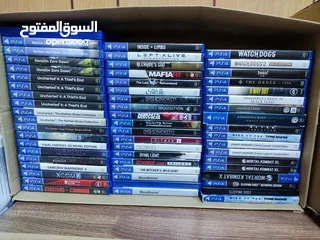  4 العاب بليستيشن PS4مستخدمة وجديدة متنوعه اي لعبه في بالك كلمني ولا عليكللتواصل