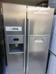  1 Siemens side by side Fridge Freezer with water dispenser and mini bar model