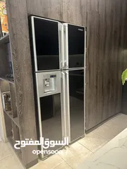 5 ثلاجة هيتاشي ياباني (minus-zero cooling system) أربع أبواب للبيع بحالة ممتازة