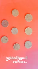  2 عملات نقدية مغربية قديمة