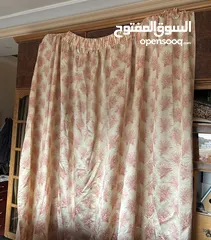  4 ستارة قماش ثقيل بنقشة زهرية مميزة - تصميم فاخر وكمية محدودة
