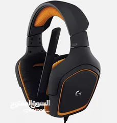  1 Logitech G231 Prodigy Wired Stereo Gaming Headset (Orange/Black)