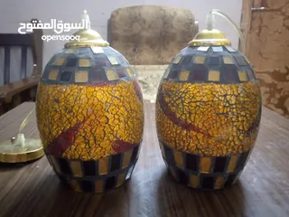  3 ثريات اضاءة