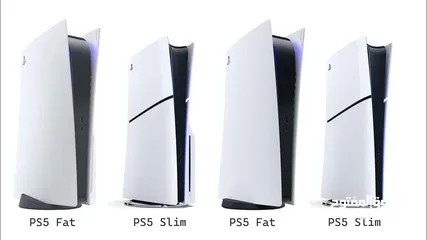  8 بلاستيشن فايف جديد اسلم 1 تيرا سليم + سي دي + يد  playstation 5 Slim NEW 1TB + CD + control