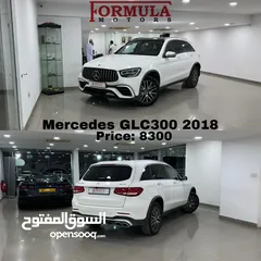  1 للبيع فقط GLC300 موديل 2018 وارد أمريكي بحادث بسيط جدا جميع المواصفات بانوراما