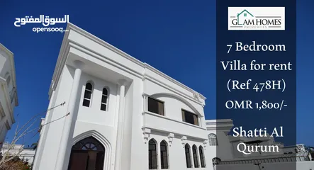  1 Gorgeous 7 BR villa for rent with spacious rooms Ref: 478H