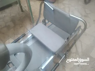  5 جهاز ركض  مع كرسي وبسكليت  مع جهاز شد عن طريق اليد