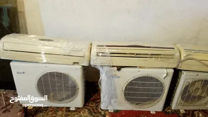  3 6 مكيفات 1 طن ومكيفين 2 طن دايو وستار كول عادي للبيع