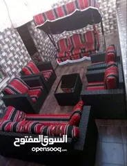  15 طقم رتان خماسي مع مرجيحة إيطالي. متوفر خدمة التوصيل لجميع المحافظات