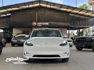  3 Tesla Model Y 2022 ( LONG RANGE DUAL MOTOR )  فحص الشريف  7 جيد  ، B+ اوتوسكور ايرباج مغلق غير مفتوح
