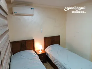  23 شقة ارضية مفروشة في الجبيهة بالقرب من الجامعه الاردنيه و جامعة الاميرة سمية من المالك مباشرة