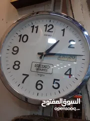  3 ساعه حائط سيكو ايام الزمن الجميل شغاله ميه بالميه شهري يومي مع كرتونتها