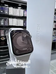  1 Apple Watch Series 8 (45mm) ساعة ابل مستعملة الجيل الثامن مستعملة اقل من 3 شهور  كفالة الشركة شغالة