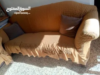  4 للبيع  بداعي السفر طقم كنب 7 مقاعد مع كفر