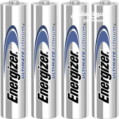  5 بطاريات ليثيوم قياس AA انرجايزر كفاءة عالية جدا وعمر طويل Energizer ULTIMATE 1.5