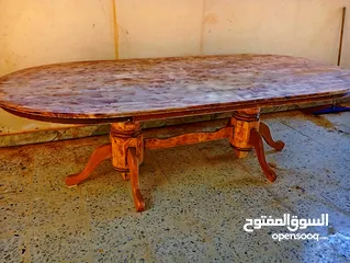  1 طاولة للبيع حجم كبير 2.40x1.20 سعر 450 وساهل