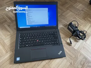  1 Lenovo ThinkPad T460 14" i5-6200U 8GB 240GB SSD