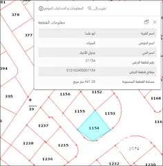 1 460 متر مربع سكن ج في منطقة ابو علندا حي عدن ربوه الحنيطي للبيع بسعر مناسب