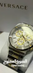 1 versace chronograph watch. ساعه فرزاتشي ...الماسه الذهبيه.  مع كامل مرفقاتها من أجمل وارقى التصاميم.