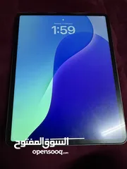  14 iPad Pro 12.9 m1 الجيل الخامس مستعمل بحاله الوكاله-استعمال دراسي فقط دون خدوش