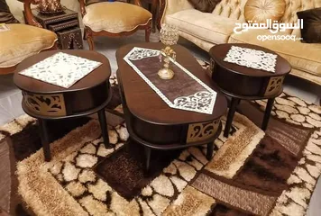  14 طقم طربيزات اجمل الموديلات الملوكية اقل الاسعار طاولة وسط طاولة شاشة اطقم طربيزات