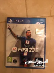  4 للبيع لعبة FIFA 23 أصلية – نسخة CD  الحالة: شبه جديدة (كأنها جديدة – بدون خدوش) شغالة 100%