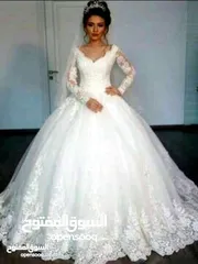  1 فستان عروس للايجار