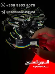  4 بطاريات sony سوني اصليه اليابانيه 337 sr416sw كفاله 2032       .             .            .