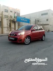  7 نيسان ميكرا موديل 2020 لون خمري ميتالك فحص كامل