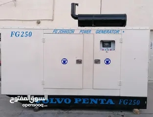  1 Volvo generator 250 kva