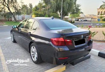  6 BMW 5 Series 2015, GCC Specs, Top Option, Single Owner, Accident free