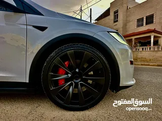  12 Tesla x 2022 long range  شلك البليد