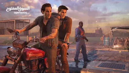  6 بيع أقراص ألعاب: PS4 - FIFA 15 و Uncharted 4: A Thief’s End (حالة ممتازة، باللغة العربية).