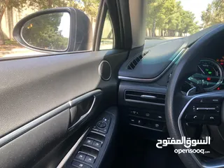  18 هيونداي سوناتا هايبرد 2020 فحص كامل ممشى قليل بحالة الوكالة للبيع بسعر مغري