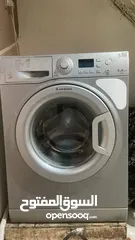  2 غساله اريستون فل أوتوماتيك 9 ك  بحاله ممتازه
