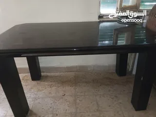  1 طاولة سفره سكوريت طابقين رجلين خشب