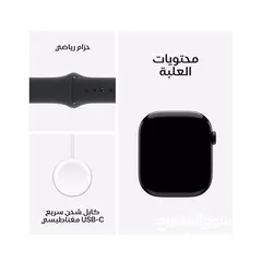  5 Apple Watch Series 10 GPS 46mm Jet Black Aluminum Case ساعة ابل الجيل العاشر 46 ملم ألمنيوم أسود