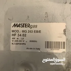  5 ثلاجه بوظه نوع Juka وغاز كهربائيMaster gase للبيع