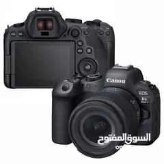  9 Canon R6 بحالك الوكالة مع عدستين