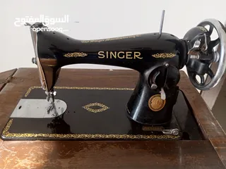  8 لبيع: ماكينة خياطة سنجر  تحفه أثرية– أكثر من 100 عام من التراث!