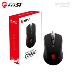  1 ماوس ام اس اي سلكي اصلي MSI INTERCEPTOR DS86 USB WIRED MOUSE