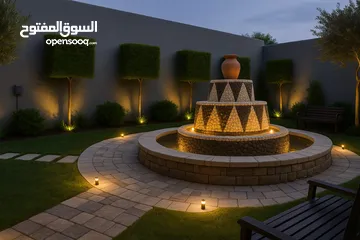  7 "حوّل حديقتك إلى لوحة فنية... نُصممها بذوق، ونزرع فيها الراحة والجمال!"
