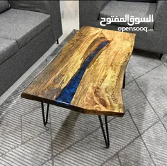  1 تفصيل طاولات بالأخشاب الطبيعية