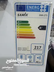  2 ثلاجة samix بحالة الجديد للبيع المستعجل