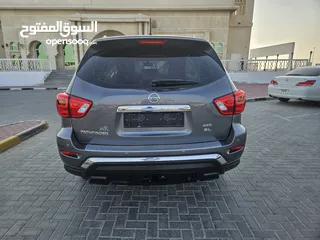  3 Nissan pathfinder model 2019 Gcc full option good condition very nice car everything perfect