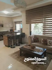  3 شقه ارضيه مفروشة للايجار في اجمل  مواقع عبدون / REF 694