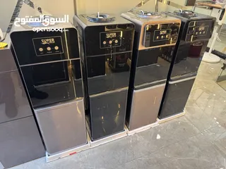  8 كولرات ناشونال بلو وسوبر تيك 3 حنفيات جامبو وطاوله