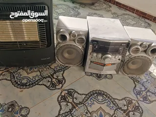  2 مطبخ شاحنه+سماعات+صوبه غاز