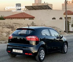  4 كيا ريو 2015 لون اسود ملوكي فحص كامل بحالة الوكالة