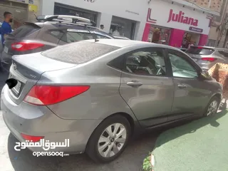  2 هونداي اكسنت 2016 ترخيص .. لون رصاصي بجنن في رام الله فقط 43 الف كااش